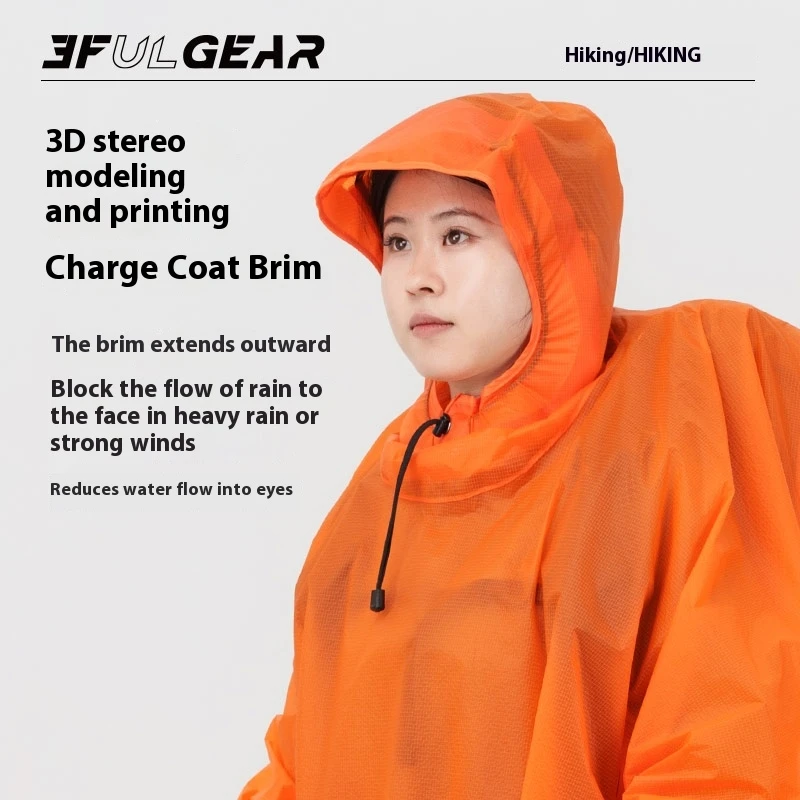 3F UL GEAR Ultralight Hiking R - Camping Rain Poncho ulasan dan harga