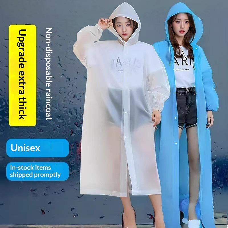 New Raincoat Women Men Imperme - Camping Rain Poncho ulasan dan harga