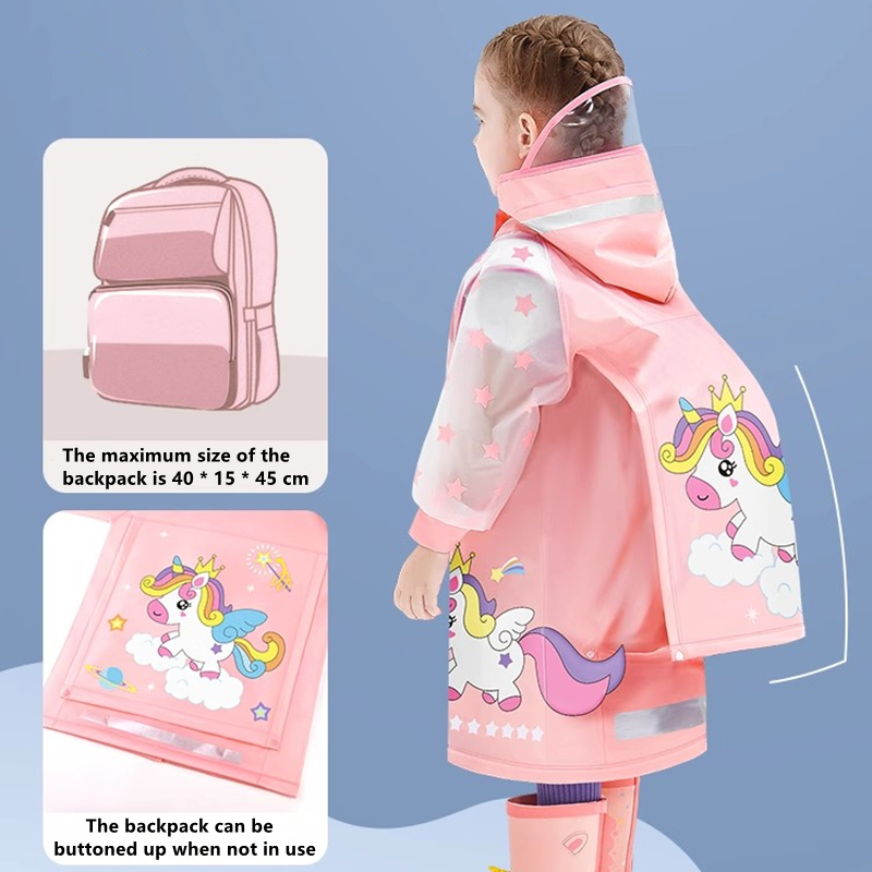 Kids Raincoat Waterproof Rain  - Camping Rain Poncho ulasan dan harga