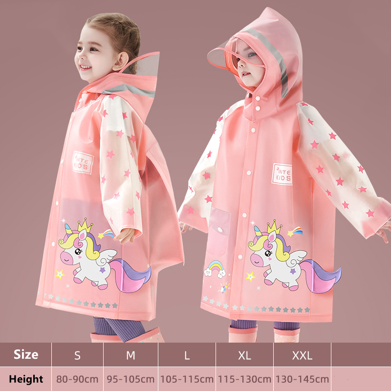 Kids Raincoat Waterproof Rain  - Camping Rain Poncho ulasan dan harga