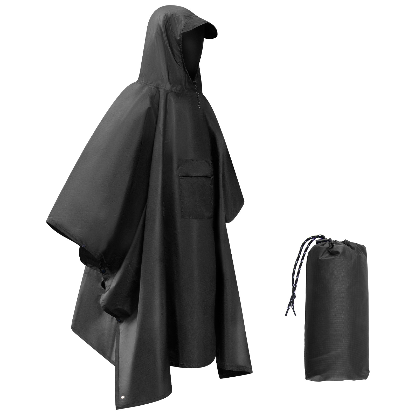 Adult Rain Poncho Lightweight  - Camping Rain Poncho ulasan dan harga