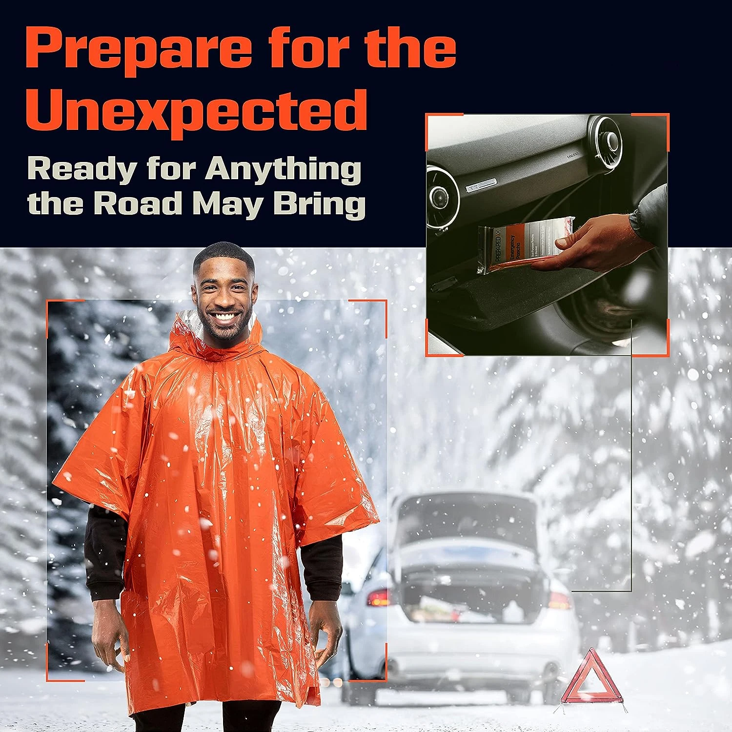 Emergency Rain Poncho Thermal  - Camping Rain Poncho ulasan dan harga