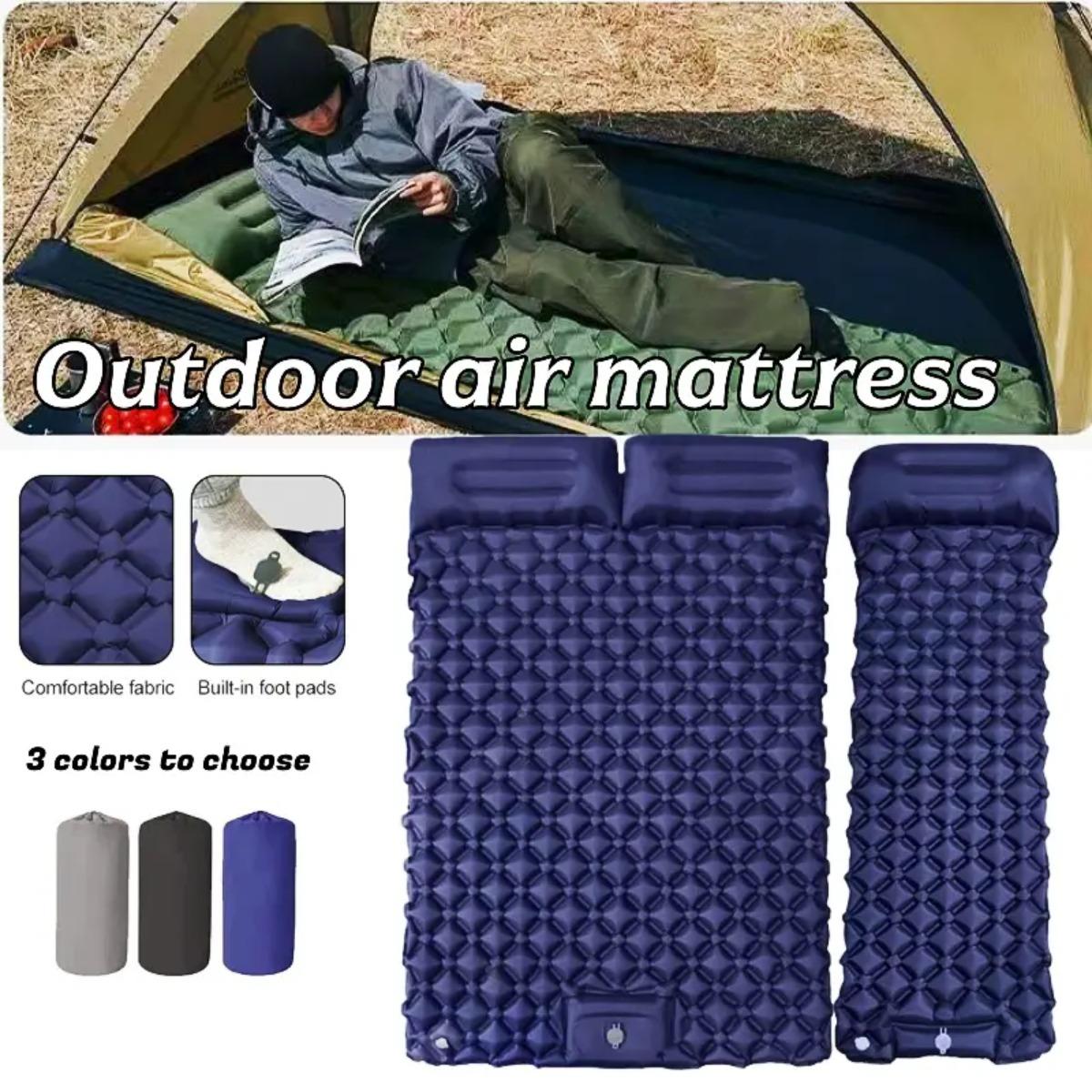 Single & Double Inflatable Air - Outdoor Camping Rugs ulasan dan harga
