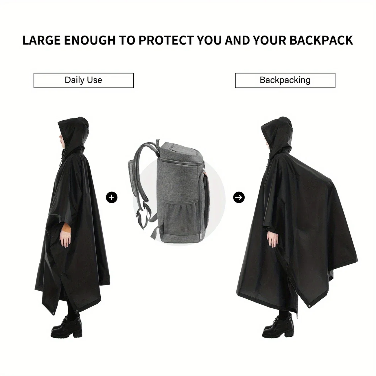 2026 For Camping Hiking 3-in-1 - Camping Rain Poncho ulasan dan harga