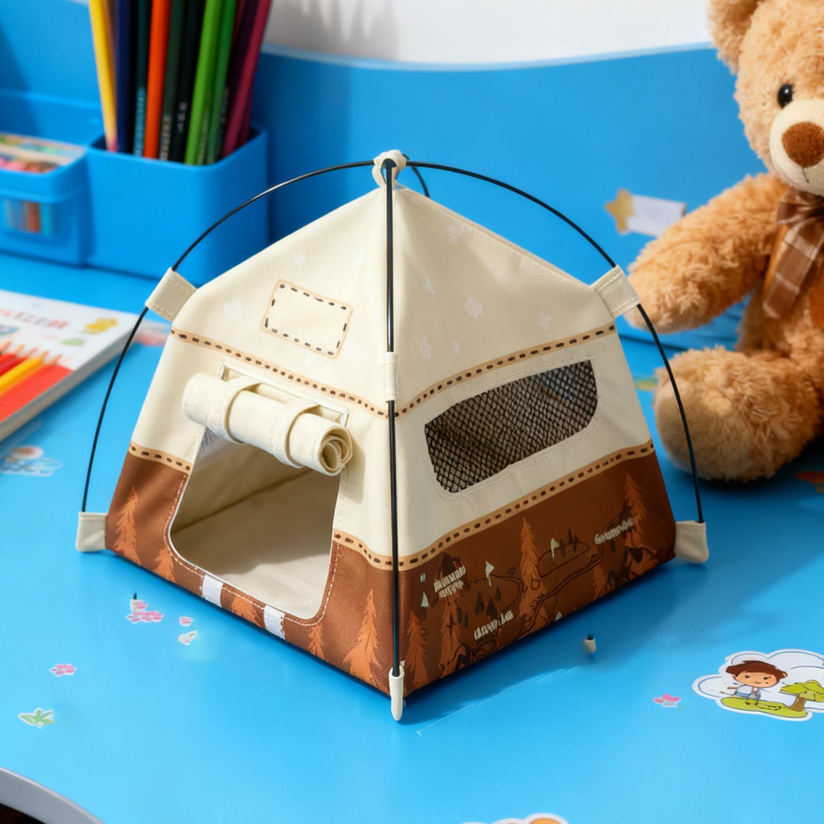Mini Tent 1:12 Scale Miniature - Outdoor Camping Usa ulasan dan harga